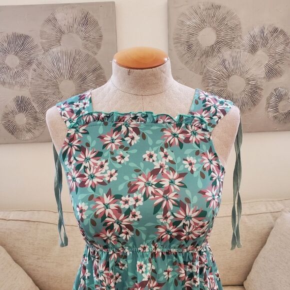 Trend Blossoms Sleeveless Hi-Low Midi Dress Kids sz 10 - Picture 5 of 15